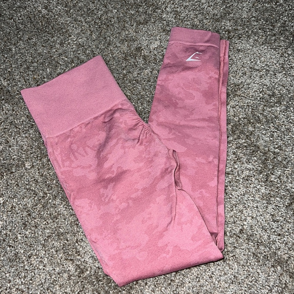 OG Pink Camo Gymshark Leggings